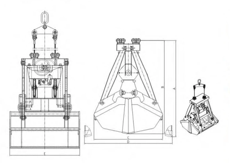 clamshell grab bucket clamshell grab bucket