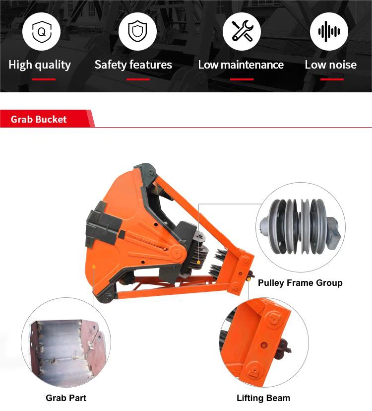 clamshell grab bucket features clamshell grab bucket features