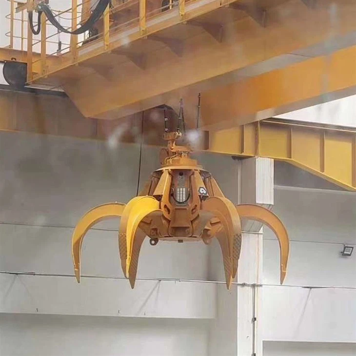 Electro-hydraulic Orange Peel Grab