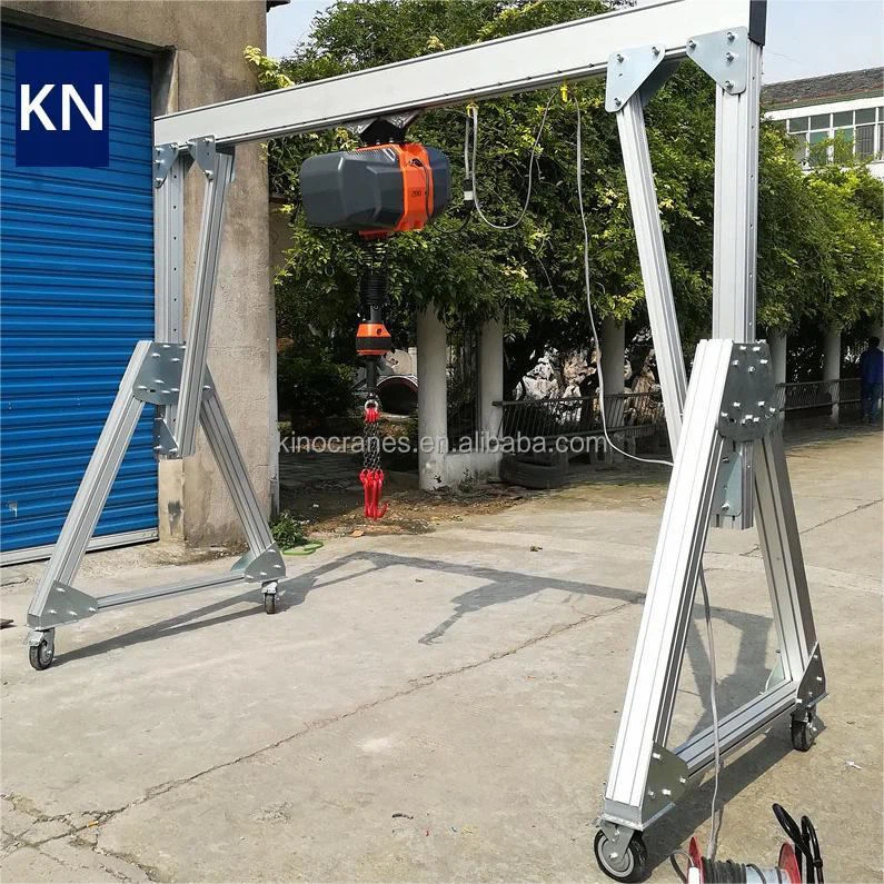 Adjustable Height Aluminum Gantry Crane