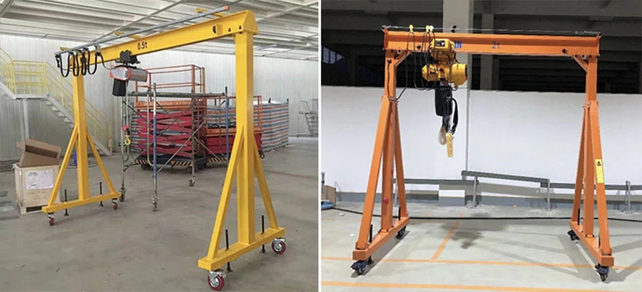 protable gantry crane with electric hoist protable gantry crane with electric hoist